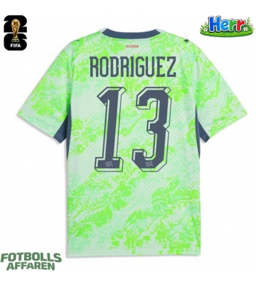 Schweiz Ricardo Rodriguez #13 Bortatröja VM 2026 Kortärmad